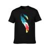 Feather TShirt Fitness Quick Dry Short Sleeve Top