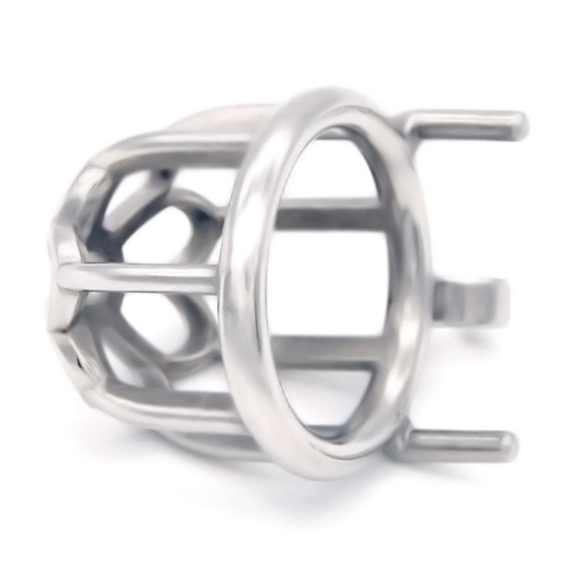 BDSM Stainless Steel Penis Cage Chastity Belt Slave Adult Male Sex Toys Cock Ring Ball Stretcher Cuckold Scrotum CB Lock