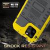 4-in-1 IP68 Waterproof Metal Case for IPhone 17 17e Air 16e 15 16 14 13 12 11 Pro Max XS XR 8 7 Heavy Aluminum Silicone Cover