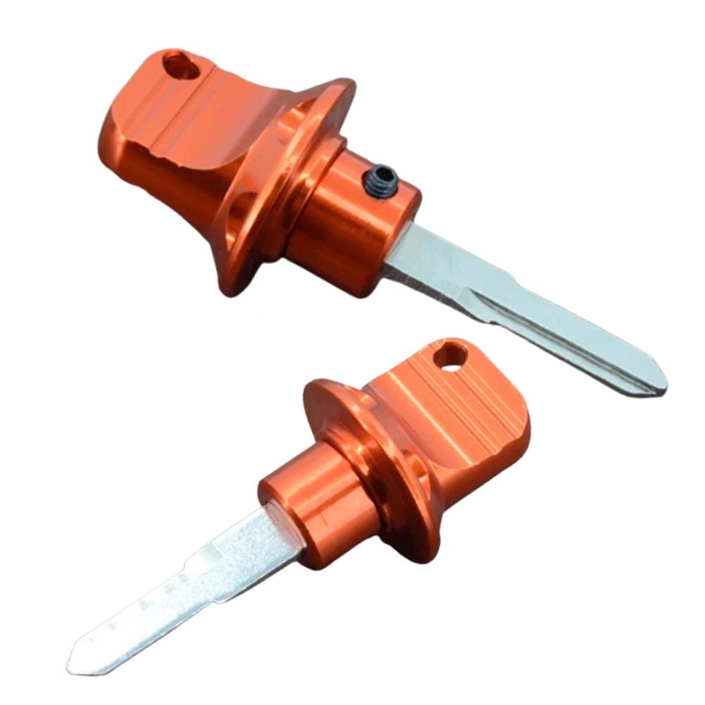 Universal Aluminum Alloy Key Bit Motorcycle Keys Head Cover Lock Motor Key Head Mouldings Electric Retrofit Accessories