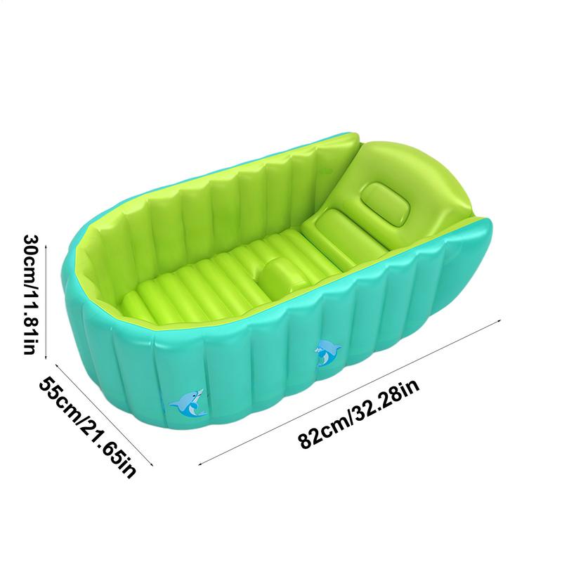 Baby Bathtub Children's Portable Outdoor Inflatable Swimming Pool Children's Bathtub Newborns Shower Supplies For Travel Camping