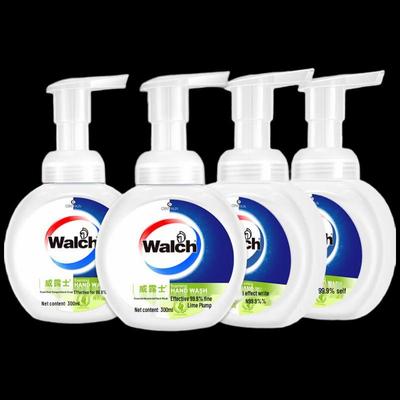 Walch Foam Antibacterial Hand Wash, Lime Scent, 4 X 300ml