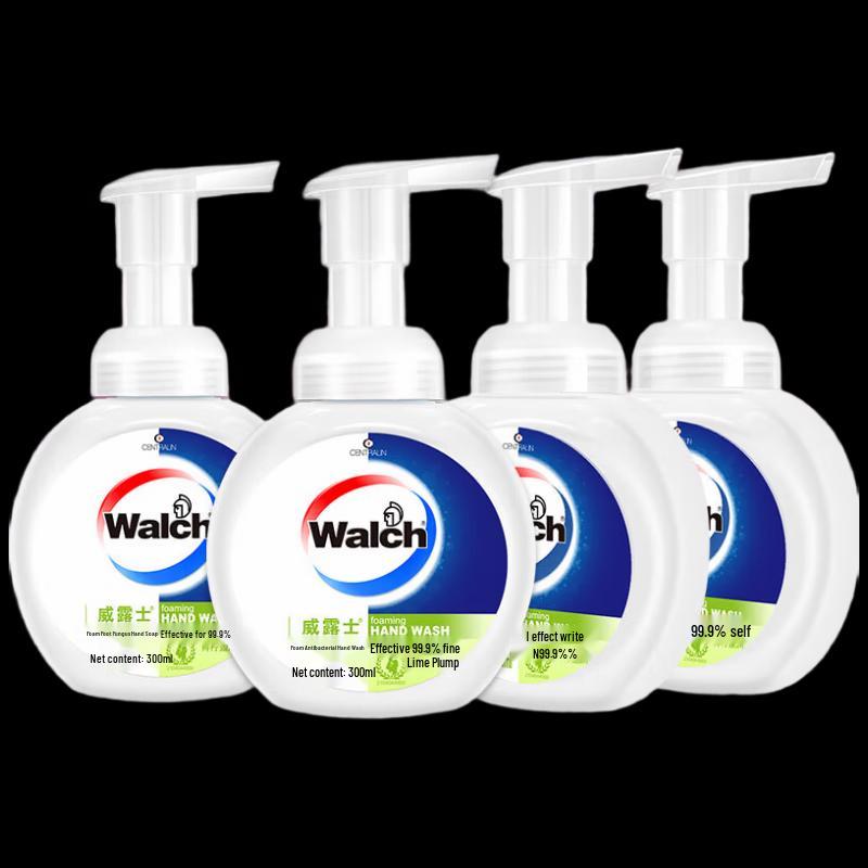 

Walch Foaming Antibacterial Hand Soap (Lime & Fruit Scent) 4x300ml