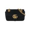 [Usato] Borsa a tracolla mini GG Marmont Serie Logo Vintage Trapuntata in Velluto con Catena - Buono #1GP8H7