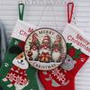 Ornaments Dwarf Hanging Candy Cane Pattern Christmas Doorplate Christmas Wooden Sign  Farmhouse