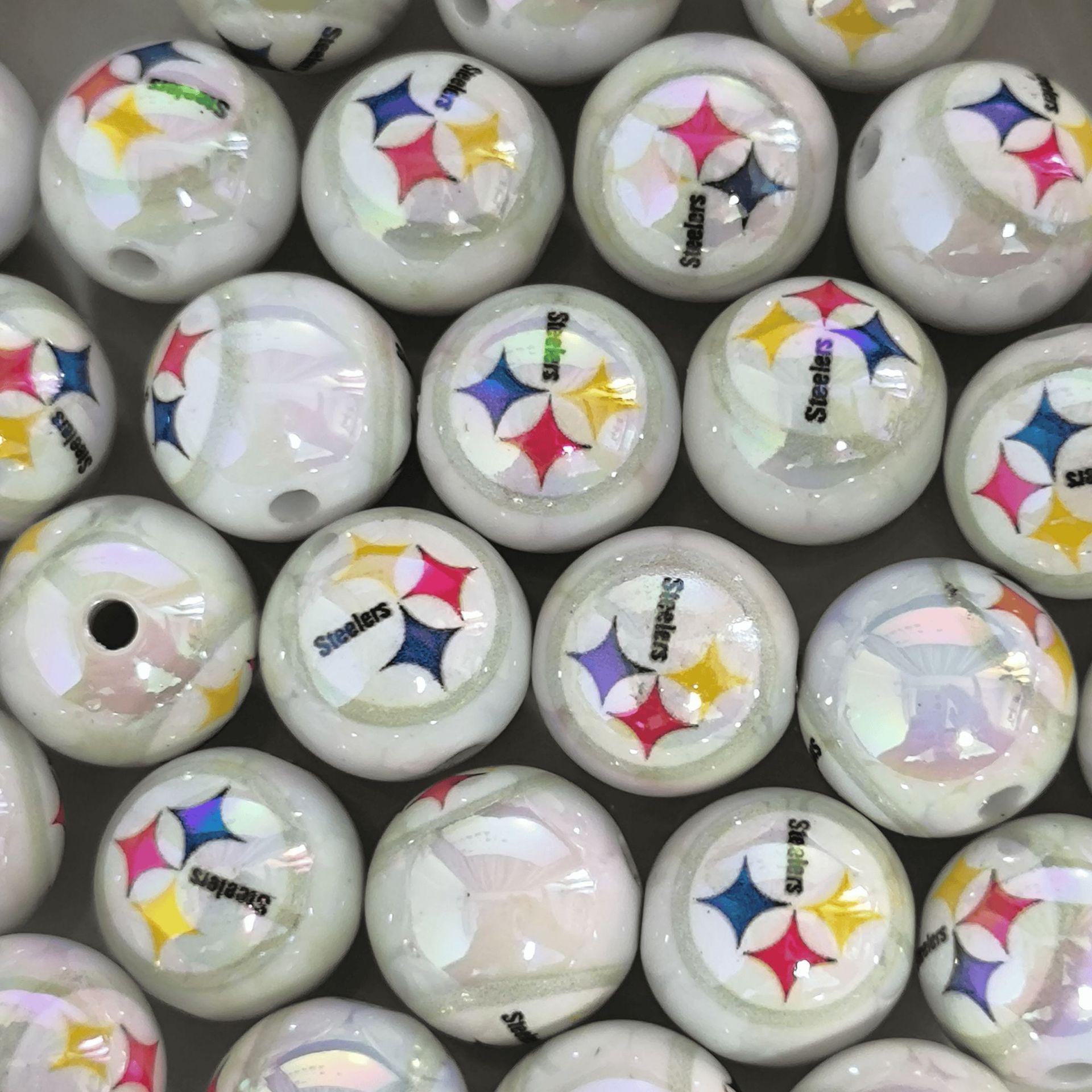 Steelers Acrylic Beads DIY Kit for Live Broadcast