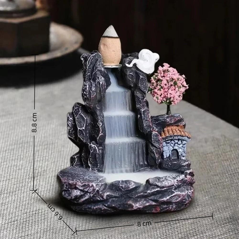 Rockery Recirculating Aromatherapy Container Aromatherapy Resin Aromatherapy Burner Droplet-shaped Incense Burner Home Use