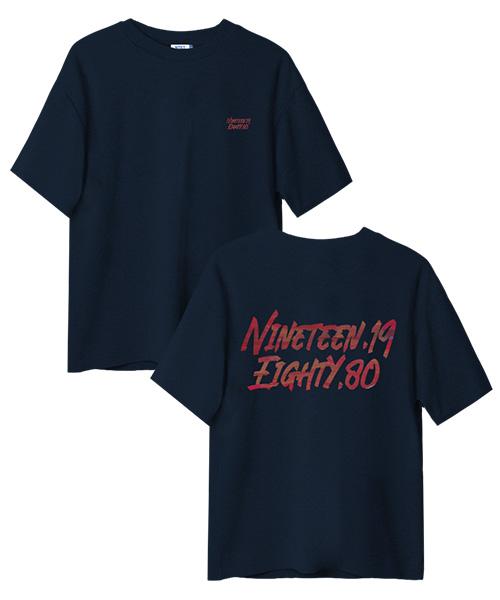 Entity 2 Tone Paint Logo Short Sleeve T-Shirt Navy Navy/M