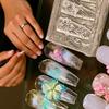 3D Mold Silicone Nail Art Decorations DIY Flower Design Templates Mold For Nails Jewelry Crafts Transparent Nails Mold Tool