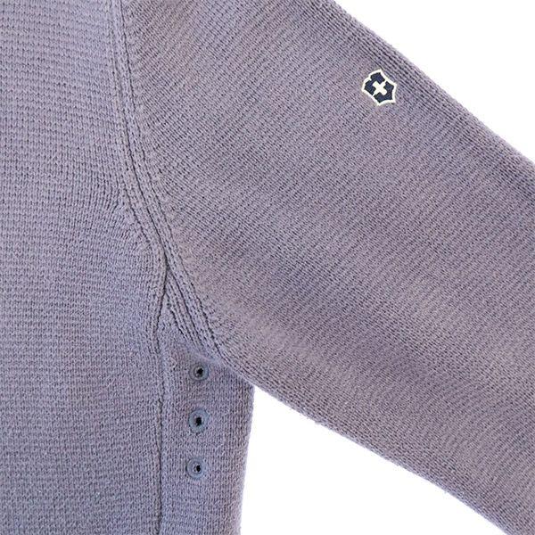 Victorinox Full zip Knit jacket XS Gray x black Men's Used