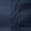 AIOPESON Herren Rollkragenpullover Zopfmuster Strickware Rippbündchen Pullover Smart Casual Business Warm Herbst Winter