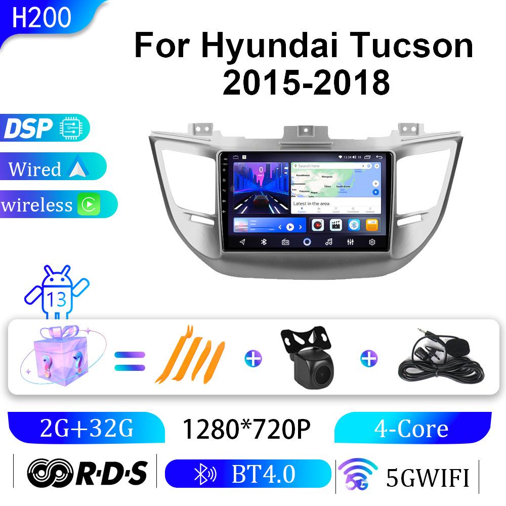 Hyundai 15-18 Tucson Android Carplay Large Screen GPS Navigation System 9 inches