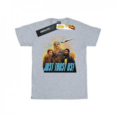 STAR WARS Mens Solo Just Trust Us T-Shirt