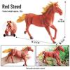 Cross-Border Animal Toy Set: Sheep, Cow, Horse, Donkey, Goat, Poultry Plastic Models