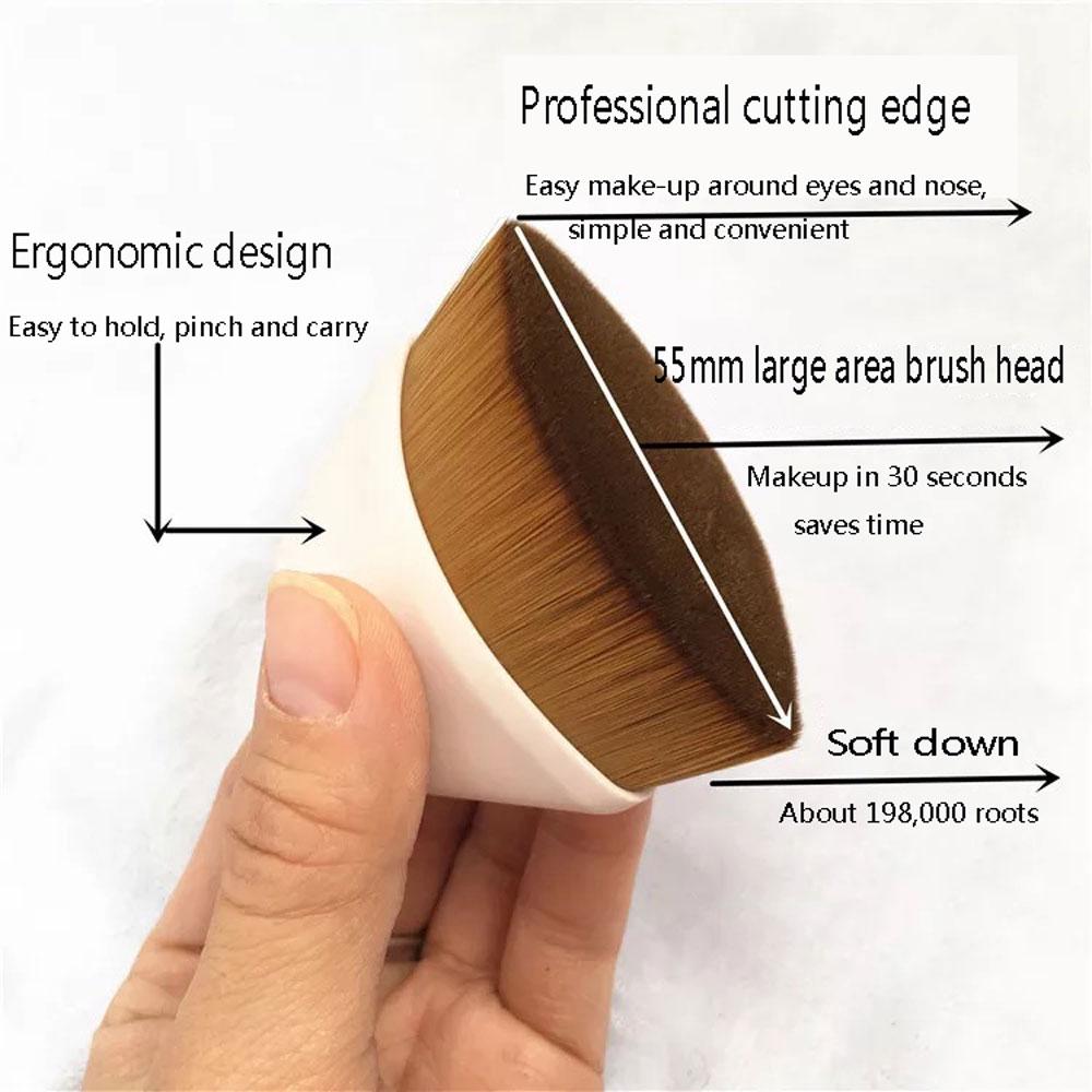 Six Corners Powder Makeup Brushes Cosmetic Hexagon No Trace Foundation Brush Make Up Brushes