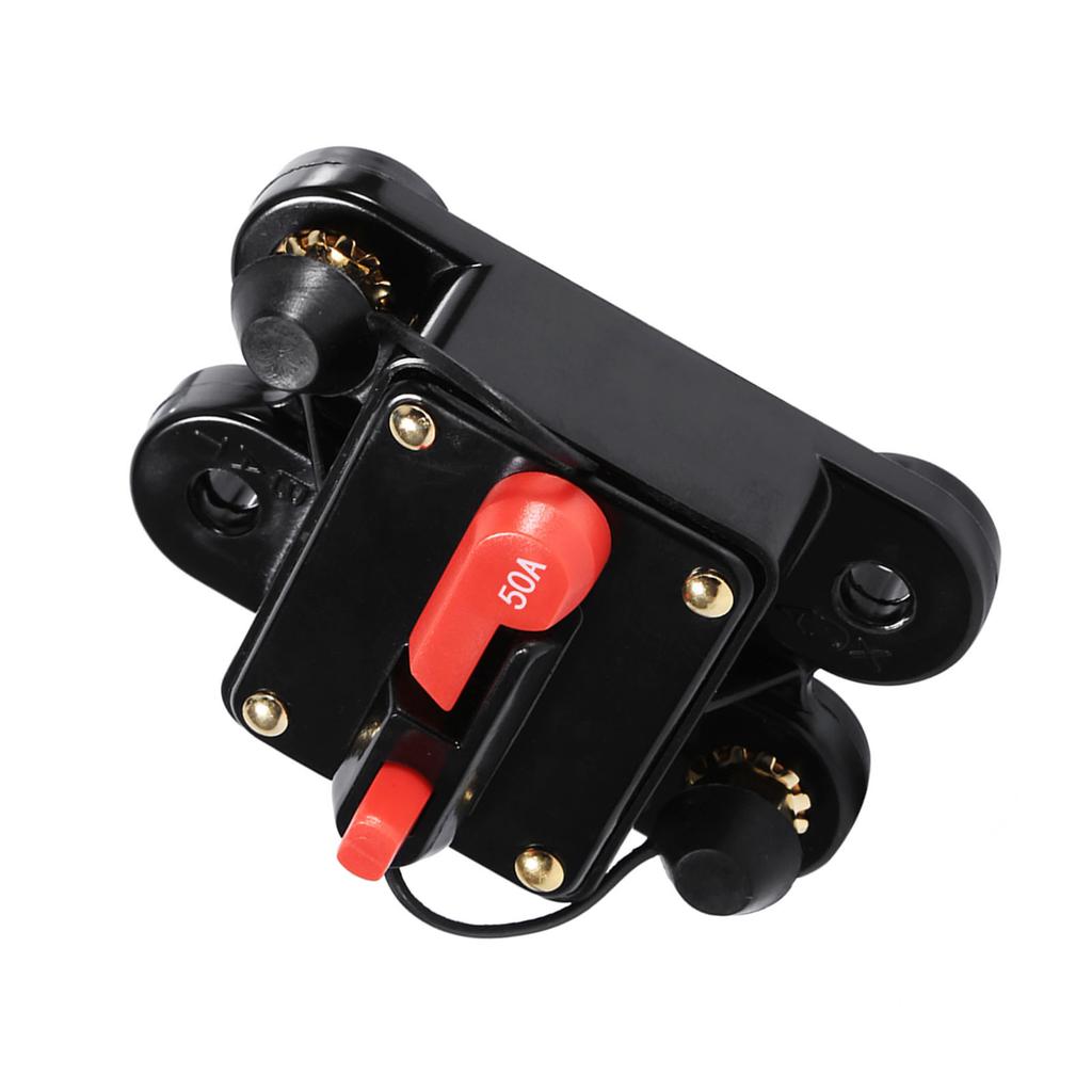 50Amp  100Amp Circuit Breaker Reset Fuseholder Car Boat Fuse Holder Waterproof 12 24V New 50A