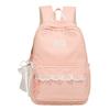 Schoolbag wholesale new schoolbag female Korean ins polka dot girl lace high value large capacity junior high school backpack