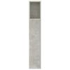 Vidaxl Bed Headboard with Shelves, Concrete Grey, 140X18.5X104.5 Cm
