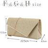 Harujio Damen Umhängetasche mit Kette, Clutch Tasche, Perfekt für Hochzeiten, Partytaschen, Formelle Anlässe, Hochzeitsfeiern, Konfirmation