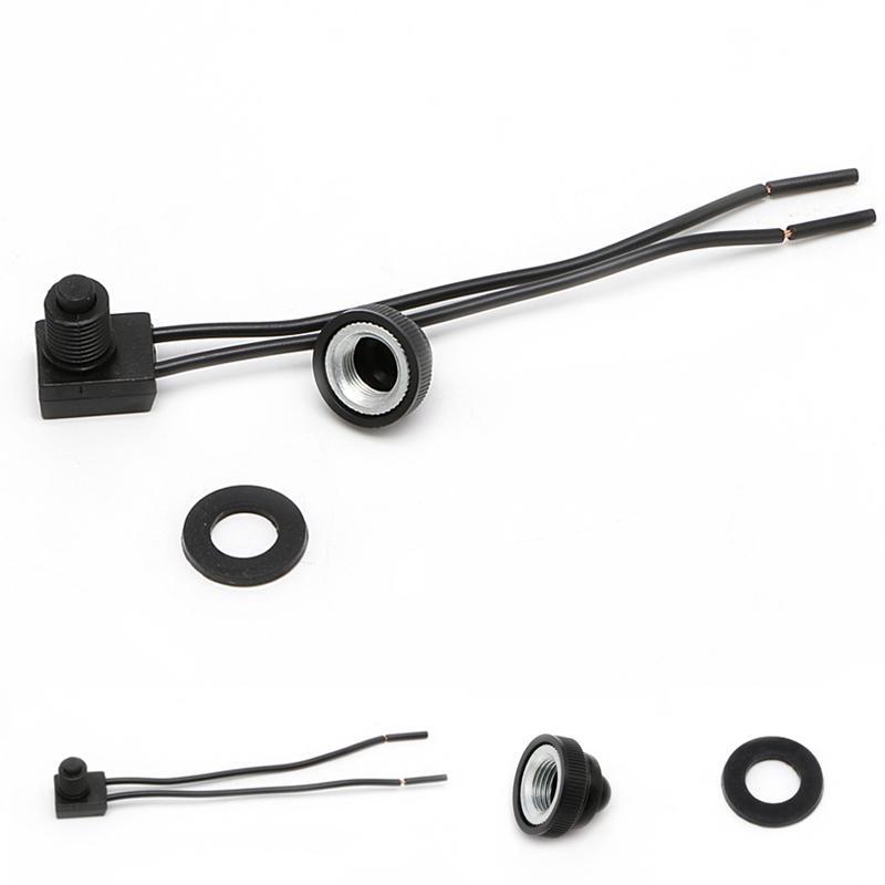 12V Waterproof Push-Button On-Off Switch With 4" Leads Motorcycle Car Boat 1Pc