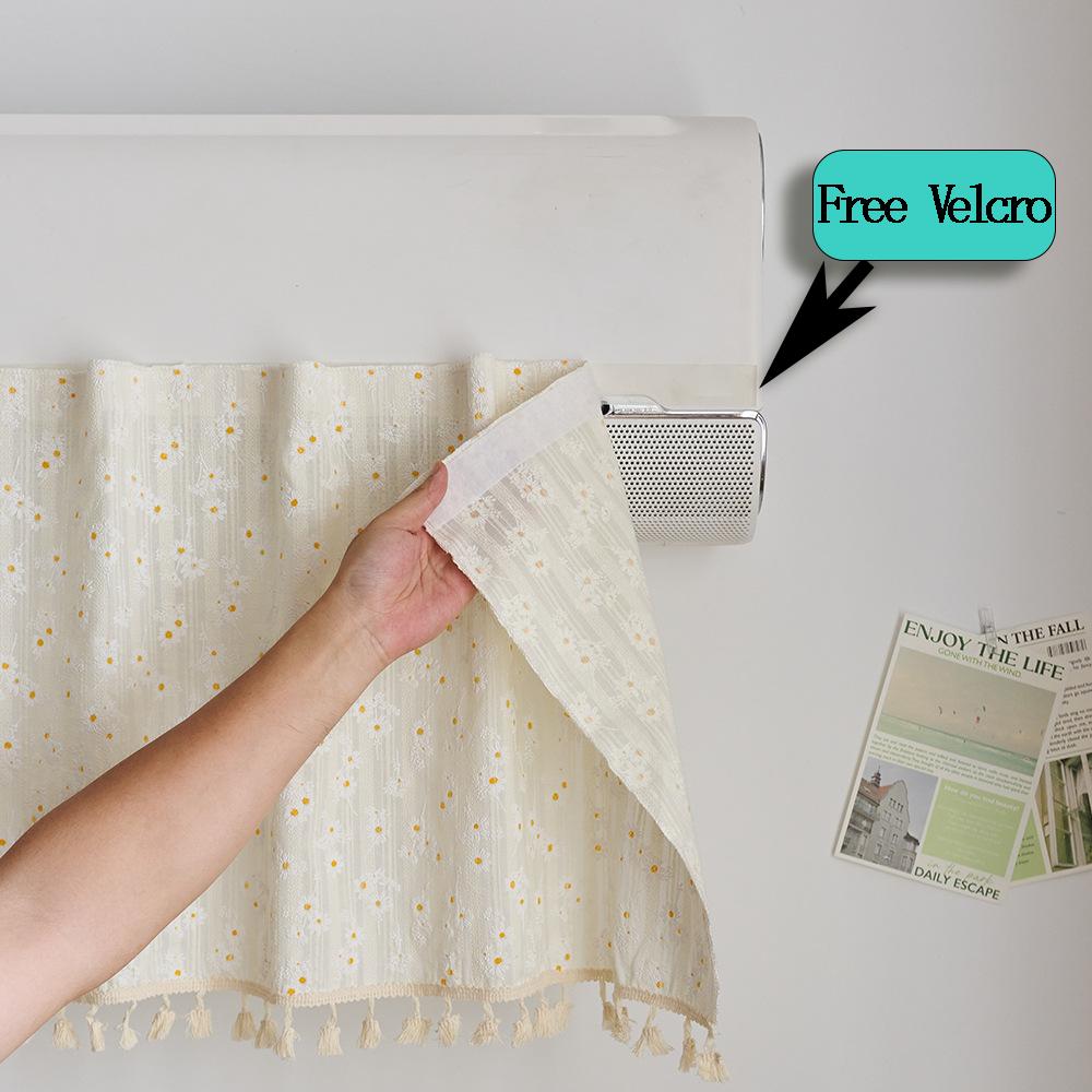 Air conditioning windshield curtain - anti-direct blowing air conditioning windshield, no need to install, detachable and washable