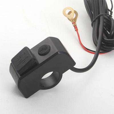 Duální USB port Nabíječka pro motocykly na řídítka 12V až 5v 3a Adaptér pro rychlé nabíjení Napájecí zásuvka pro telefon