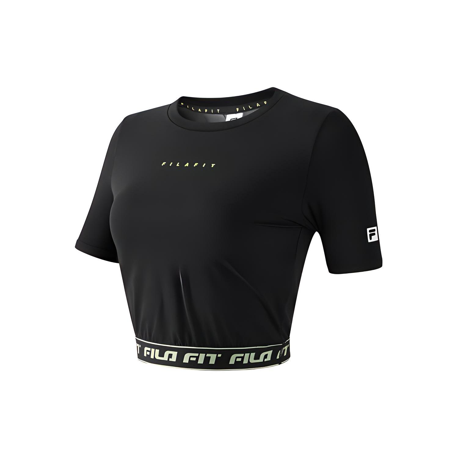 

New FILA Crop Tops Women s Black A11W121135F-BK S