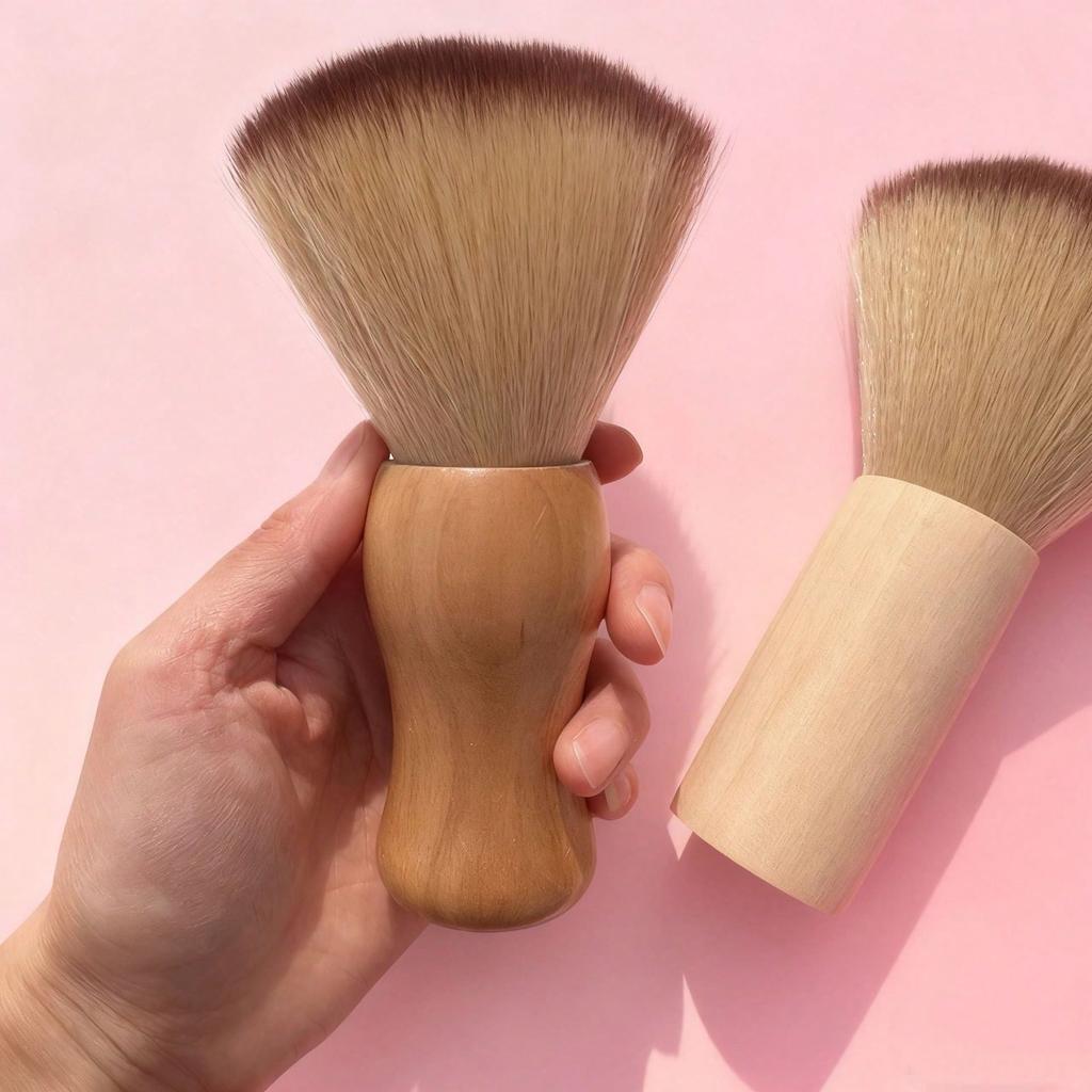 Broken hair bristles sweep large dust brush hair salon special neck broken hair cleaning brush wood brush beard brush