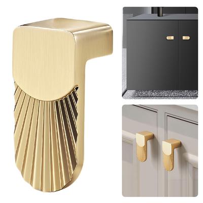 Gold Furniture Handles Zinc Alloy Versatile Easy To Install In Any Room For Hotel Suite