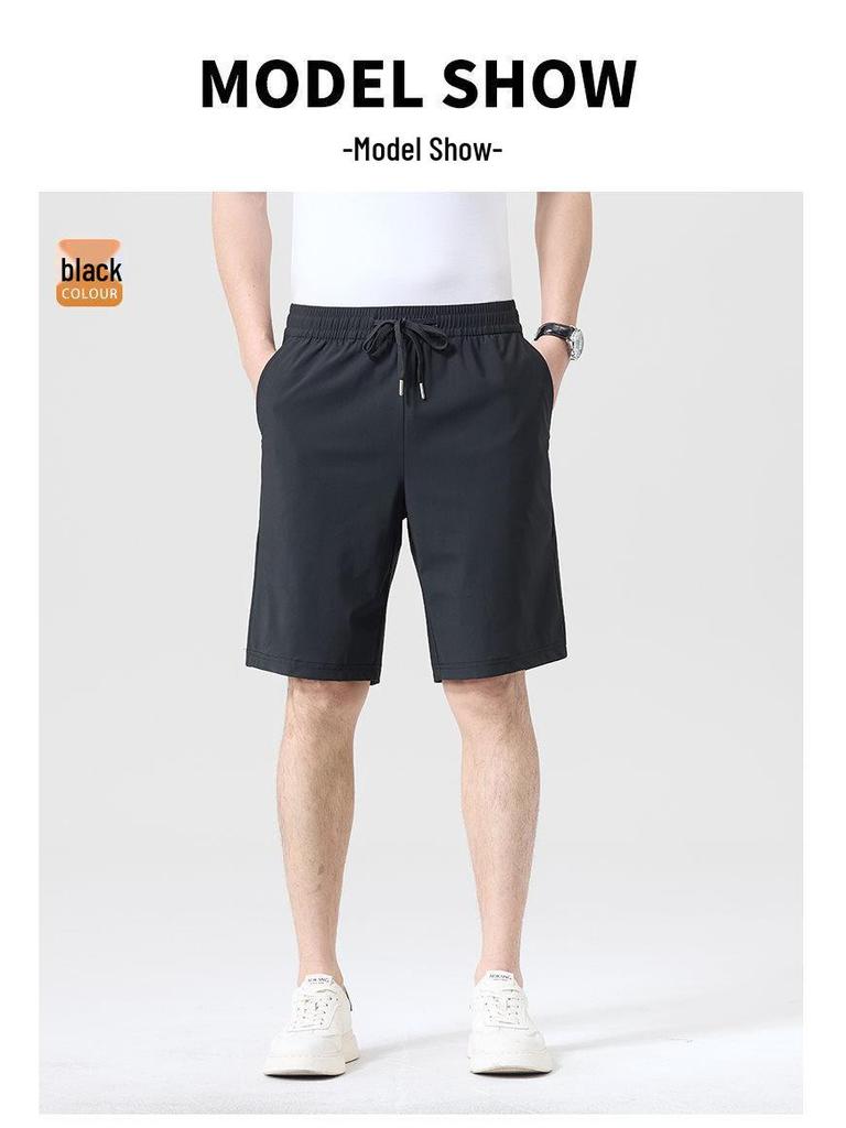 Men's 2026 Summer Ice Silk Breathable Casual Shorts