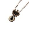 Used Justin Davis Juliet JULIET necklace pendant crown motif silver925 cubic zirconia silver color black /YT