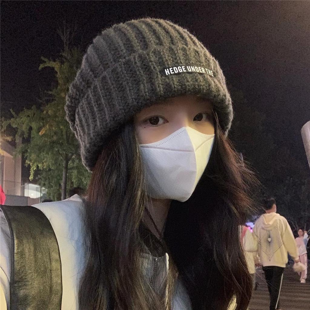 And Warm Soft Womens Acrylic Knit Beanie Trendy Winter Hat With Letter Design