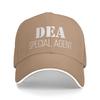 DEA Special Agent Casual Baseball Cap Summer  Trucker Hat  Running Hippie Snapback Cap Unisex Men y2k Retro Baseball Caps