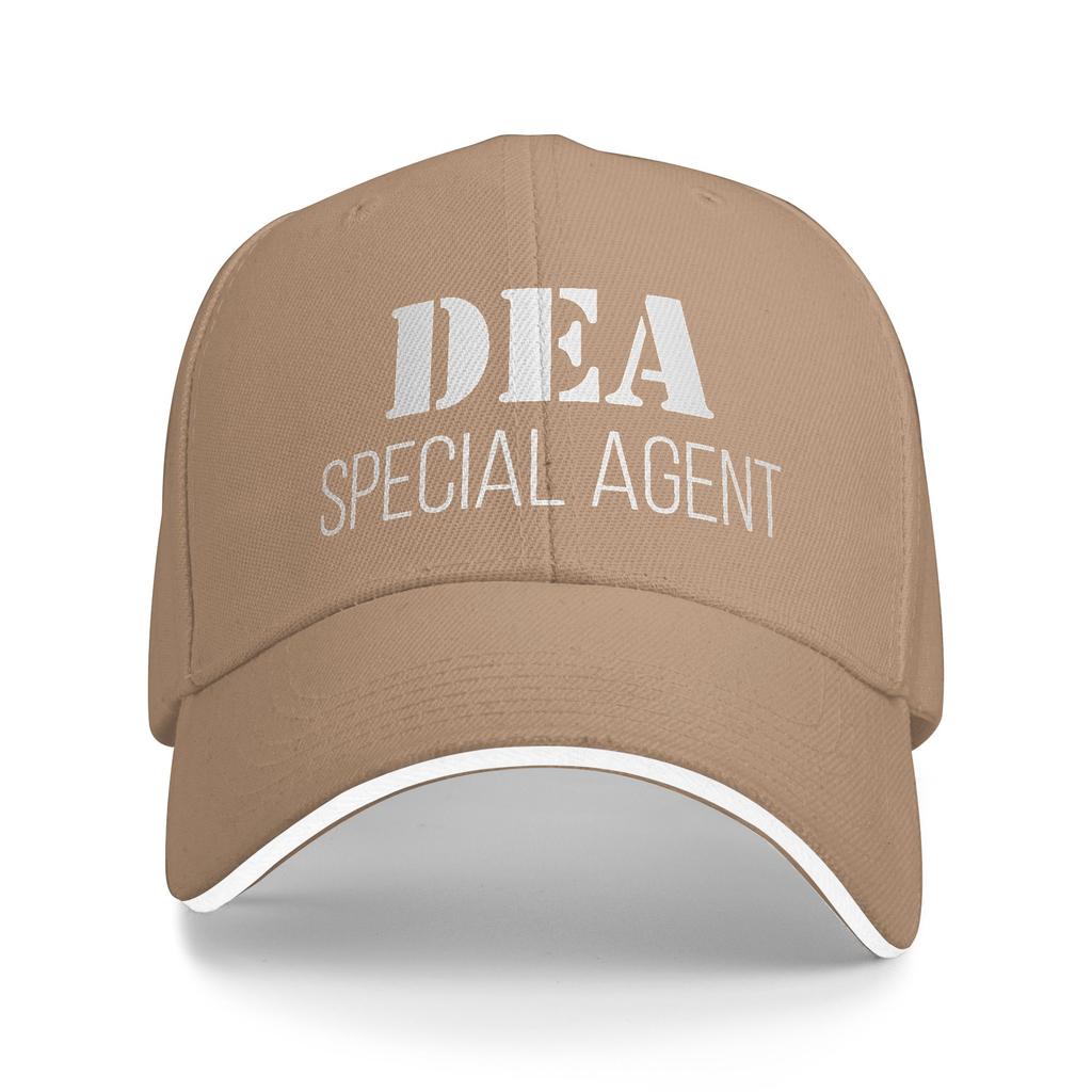 DEA Special Agent Casual Baseball Cap Summer Trucker Hat Running Hippie Snapback Cap Unisex Men y2k Retro Baseball Caps