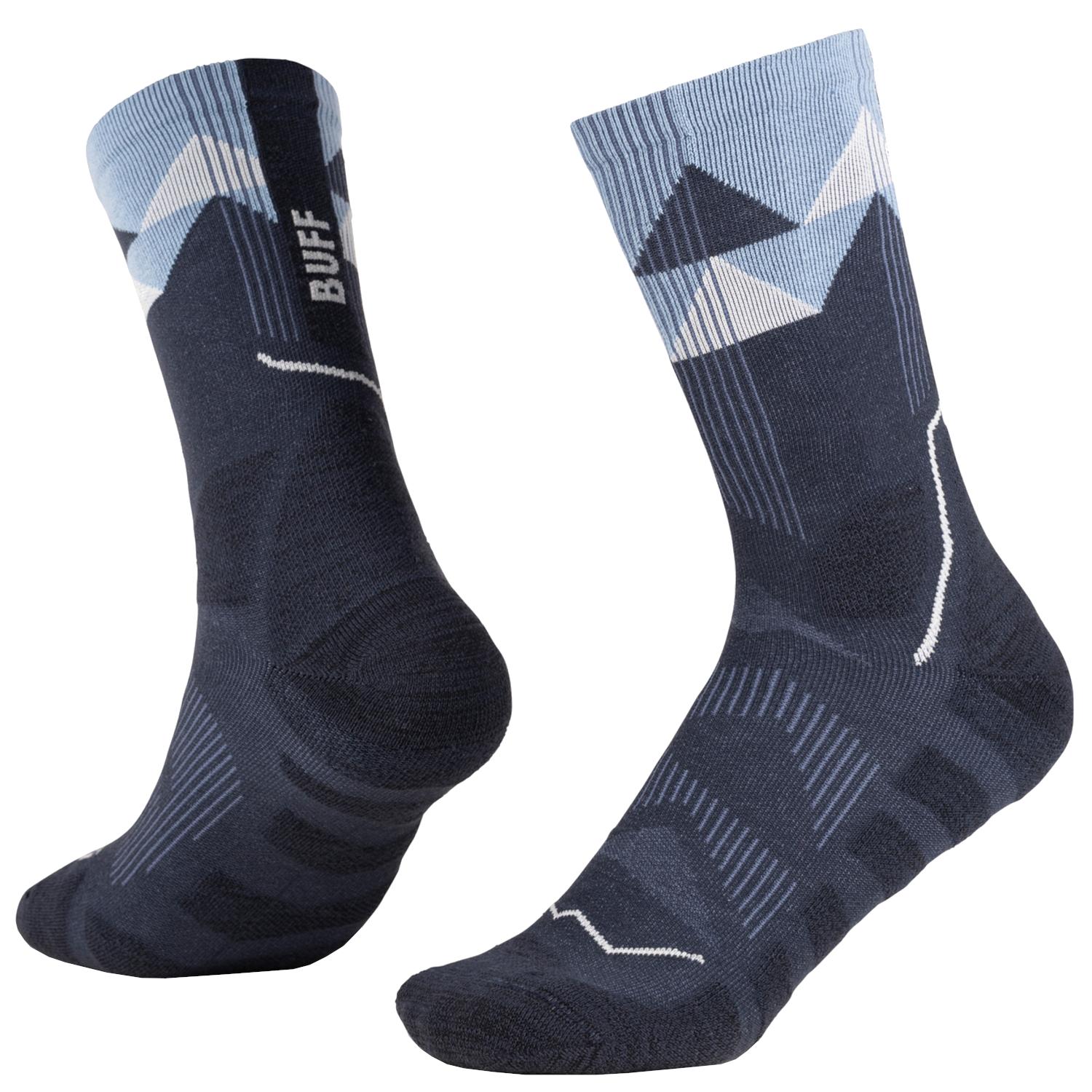 BUFF Thermonet Crew Socken, Unisex marineblaue Socken 42-44 dunkelblau