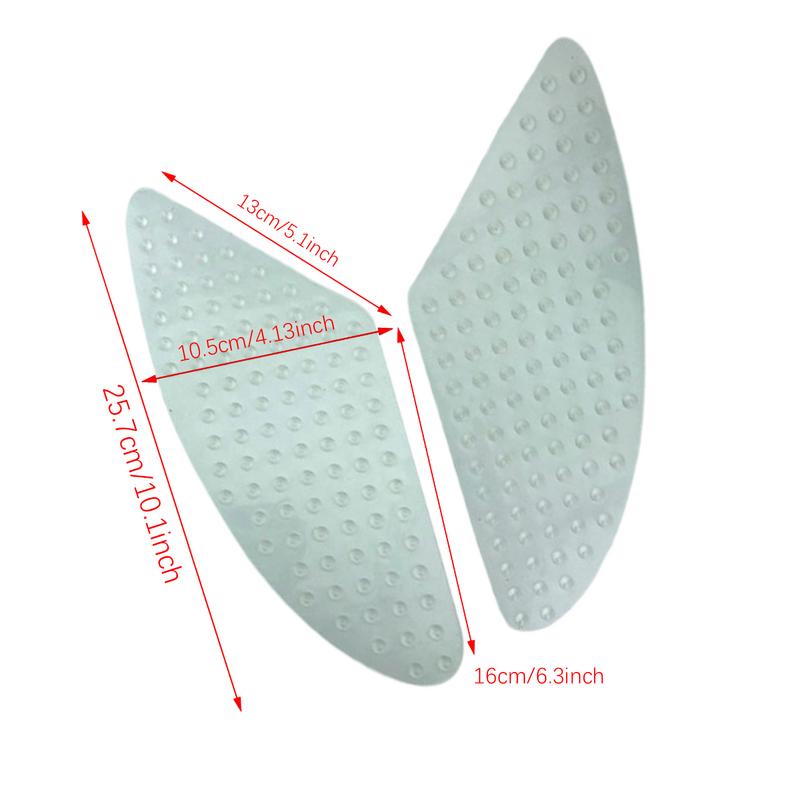 Motorcycle Tank Side Protector 2pcs Anti-Slip Protector Motorcycle Side Pad Knee Grip Decal Motorbike Decals Self-Adhesive For