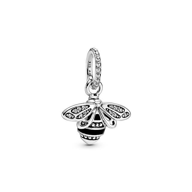 New Fashion Charm Original Little Bee Sun Guitar Beads Suitable for Original Ladies Bracelet Jewelry Gift