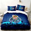 FC Porto 3pc set Perfect for bedroom use Comfortable bedding set includes a duvet cover and two pillowcases Ideal birthday or Christmas gift