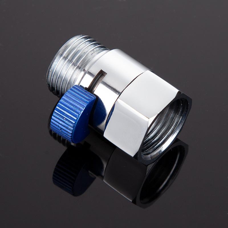 Brass Shower Flow Control Valve Female Male G1/2 Shower Head Shut Off Valve Quick-opening Diverter Valve Brass Gold Chrome