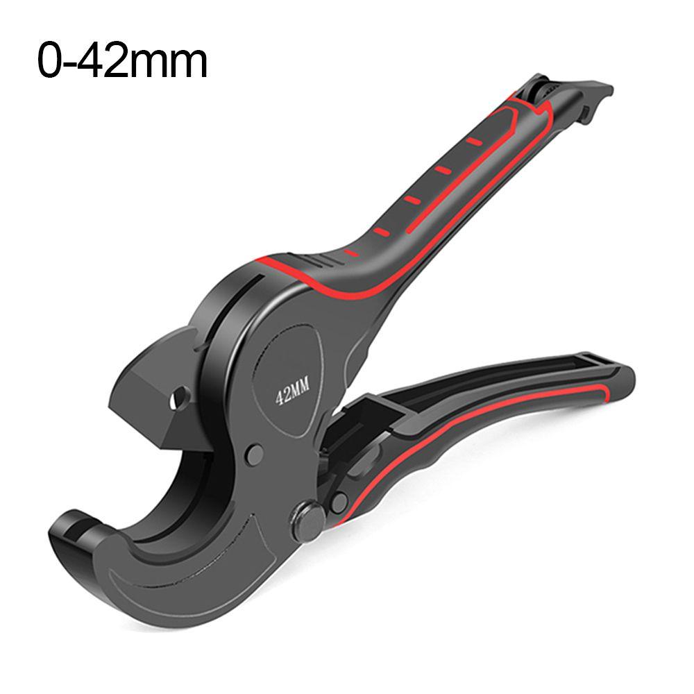 Durable 32mm-75mm Hose Cutting Ratchet Scissors Self-locking Aluminum Alloy Tube Cutter Hand Tools PVC Pipes Pipe Cutter