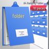 A4 Vertical Hanging File Box with 20 Folders - Ideal for Office, HR & Finance Use