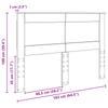 Headboard with Concrete Grey Headboard 160 cm Particleboard