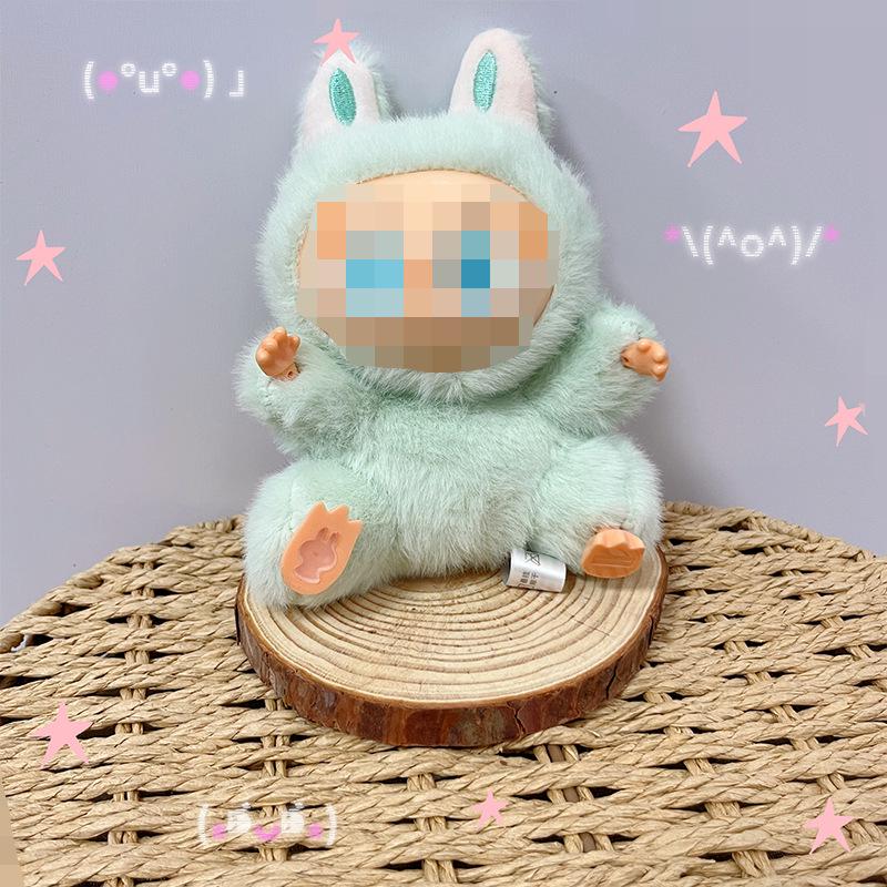 Cute Rabbit Plush Doll Vinyl Keychain Pendant