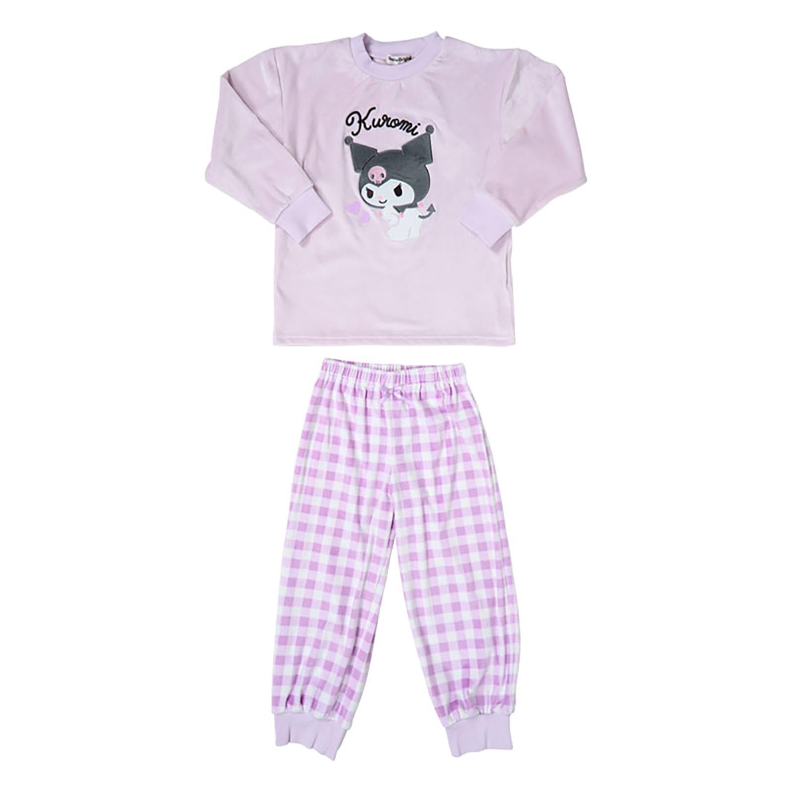 

Sanrio Fleece Name Space on 269166 Kids Pajamas, Kuromi, 140cm, Tag,
