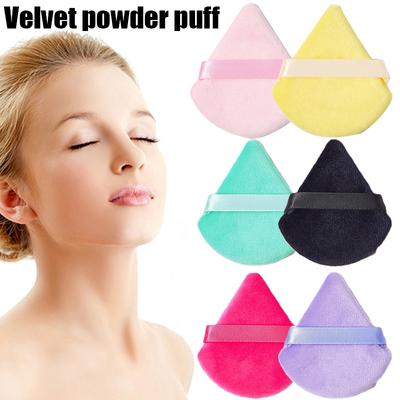 1 PCS Powder Puff Face Soft Triangle Makeup Tool Loose Powder Body Powder Makeup Sponges Blender Contouring Under Eyes Corner
