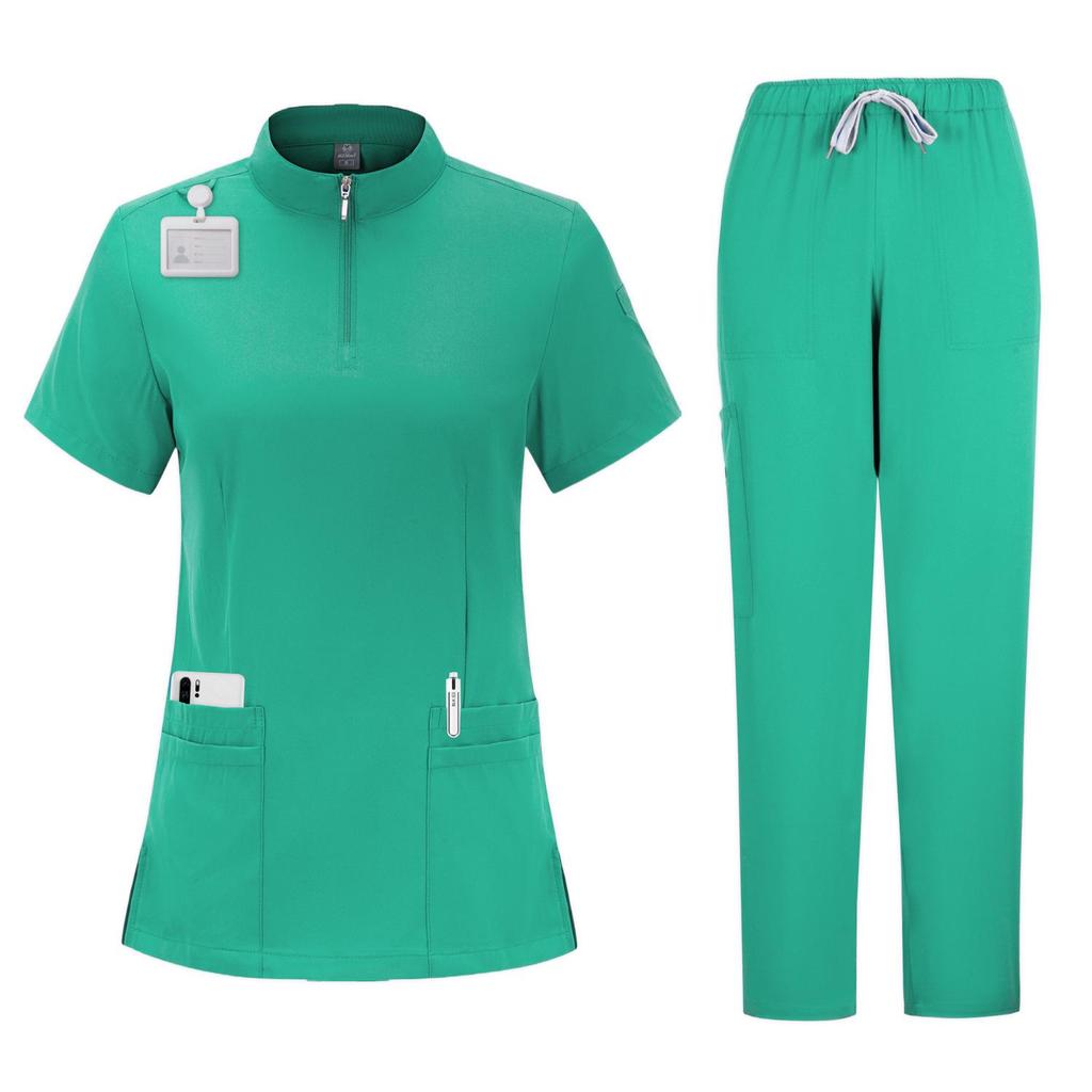 Women's Short Sleeve Spa and Salon Uniform Shirt 