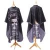 Haircut Hairdressing Barber Cloth Skull Pattern Apron Polyester Cape Barber Gown