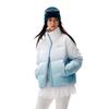Li-Ning Fashionable Thick Casual Simple Versatile Comfortable Warm Short Gradient Down Jacket Women outerwear AYMV396-10
