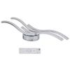 LED Deckenleuchte Fernbedienung Dimmbar 4 Wellenförmige Deckenlampe Röhre für Wohnzimmer Schlafzimmer AC85?265 V