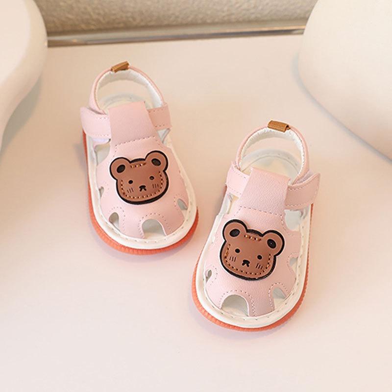Scarpine da Bambino Cartone Animato Squeaky Nuovi Arrivi Primi Passi per 0-2 Anni, Scarpe da Bambino Casual Cool Unisex con Suola Morbida